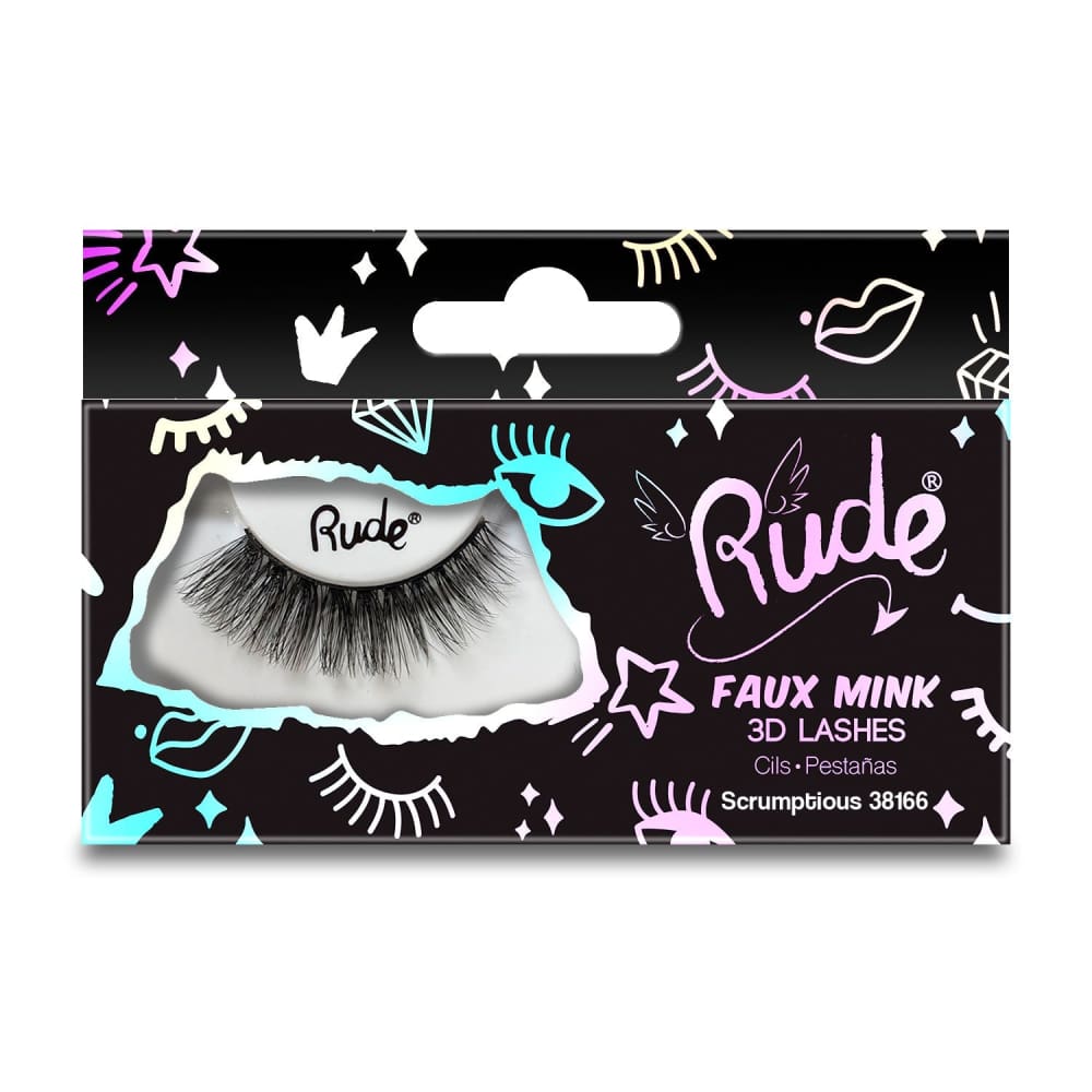 RUDE Faux Mink 3D Lashes - RUDE