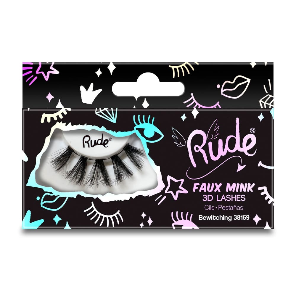 RUDE Faux Mink 3D Lashes - RUDE