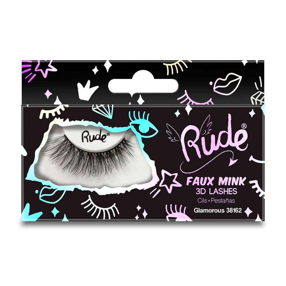 RUDE Faux Mink 3D Lashes - RUDE