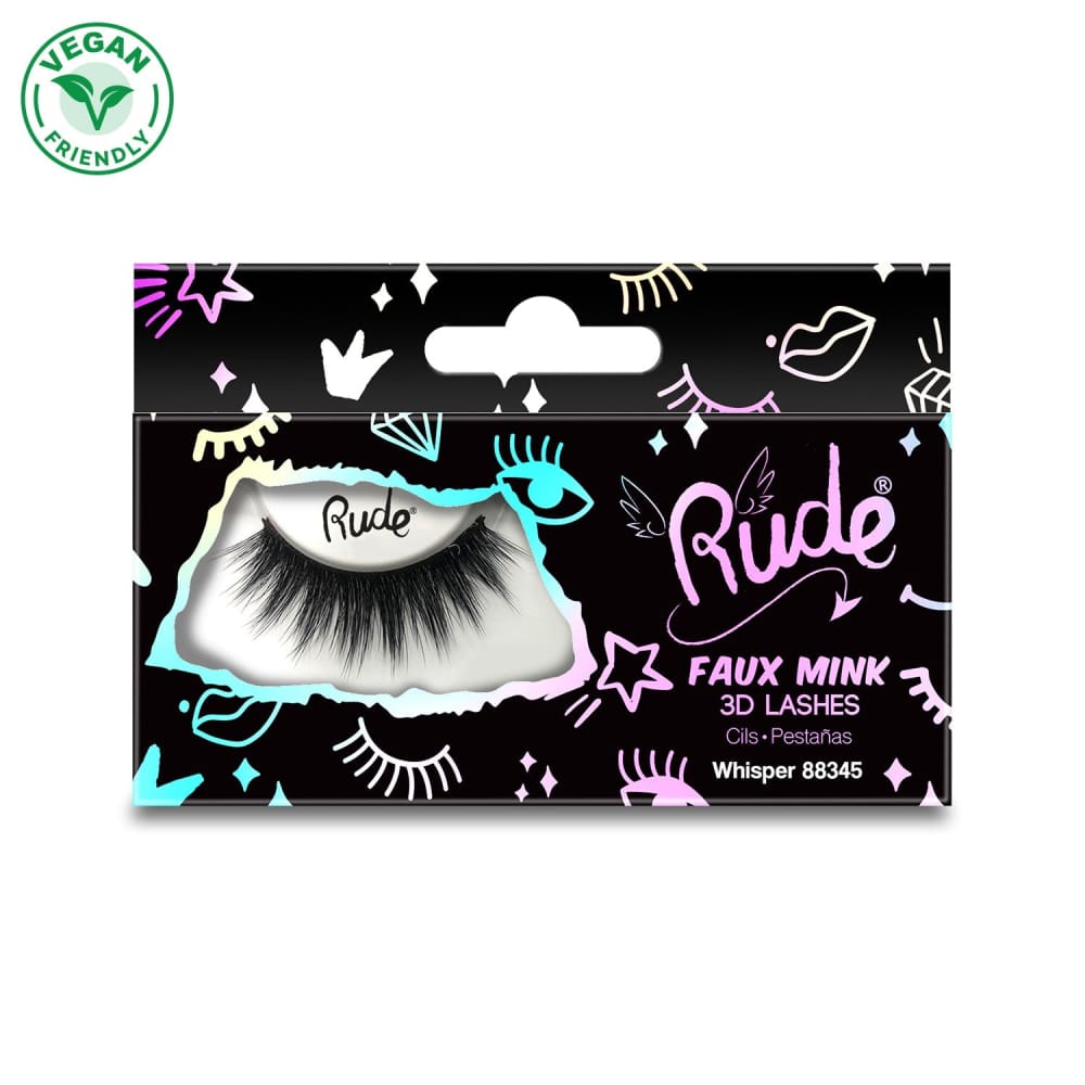 RUDE Faux Mink 3D Lashes