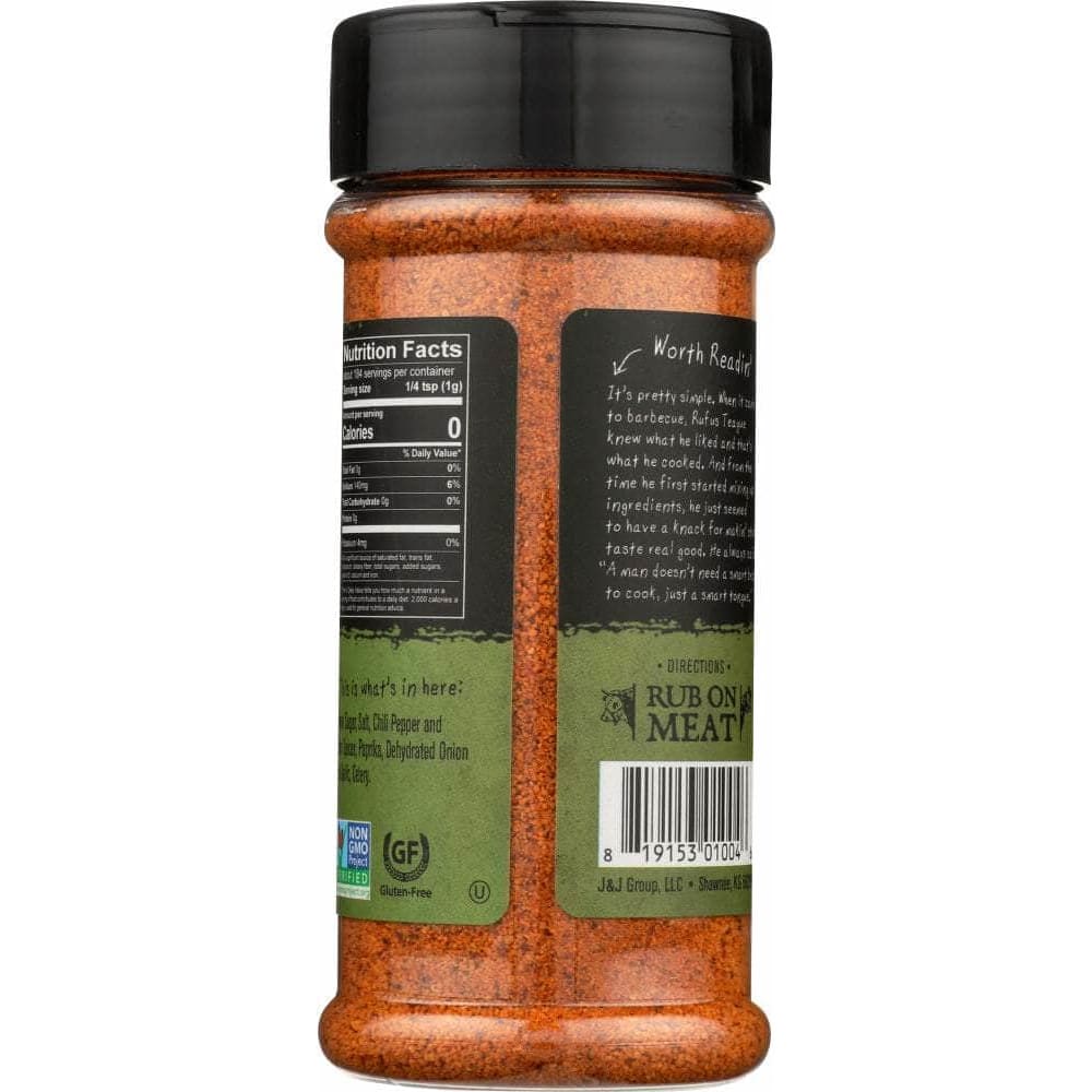 Rufus Teague Rufus Teague Meat Rub Original, 6.5 oz