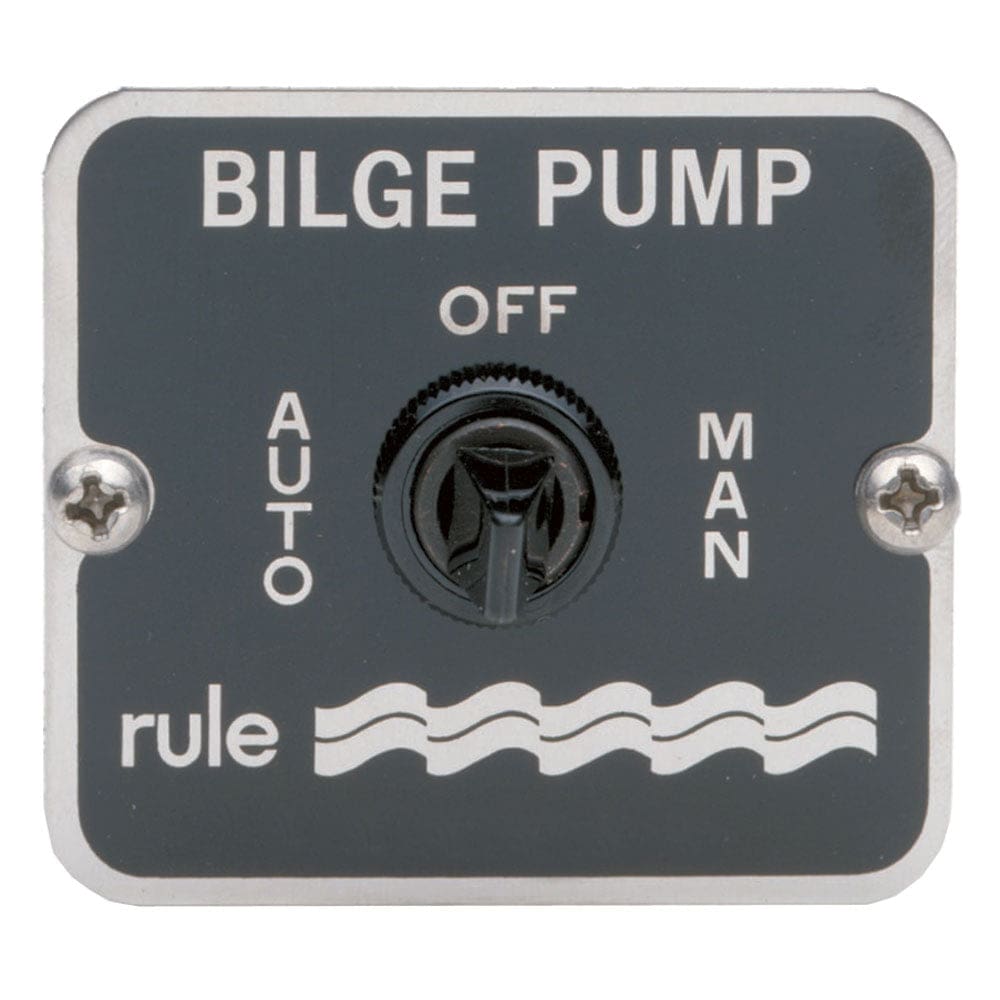 Rule 3-Way Panel Switch - Marine Plumbing & Ventilation | Bilge Pumps - Rule