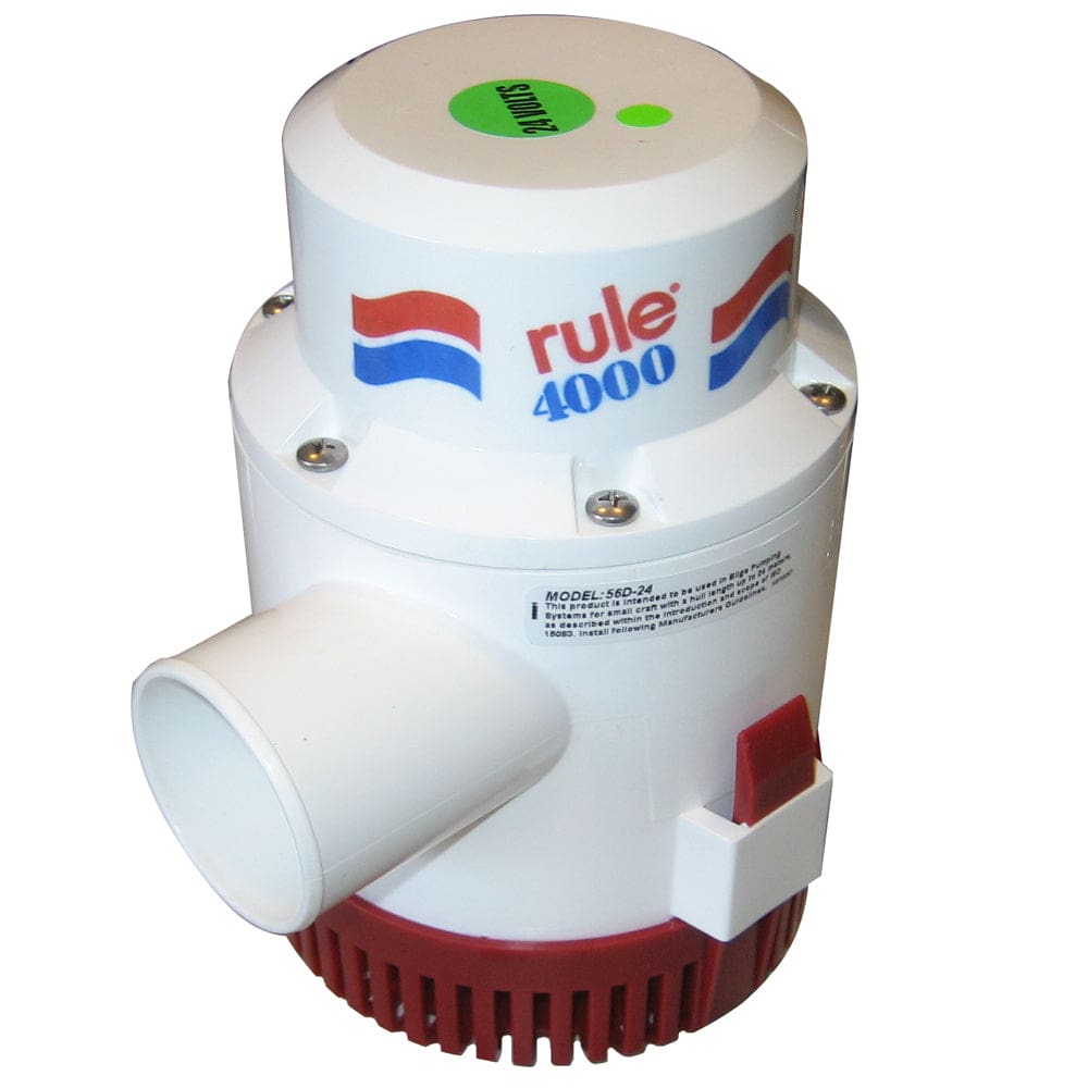 Rule 4000 Non-Automatic Bilge Pump - 24V - Marine Plumbing & Ventilation | Bilge Pumps - Rule