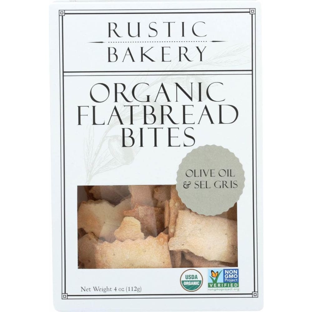 RUSTIC BAKERY RUSTIC BAKERY Flatbread Bite Olv Oil, 4 oz