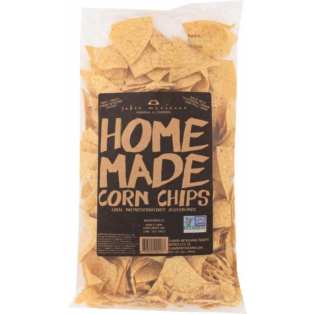 Sabor Mexicano Sabor Mexicano Chips Corn Homemade Original, 12 oz