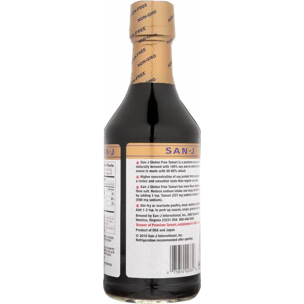 San J San-J Reduce Sodium Tamari Soy Sauce, 20 oz