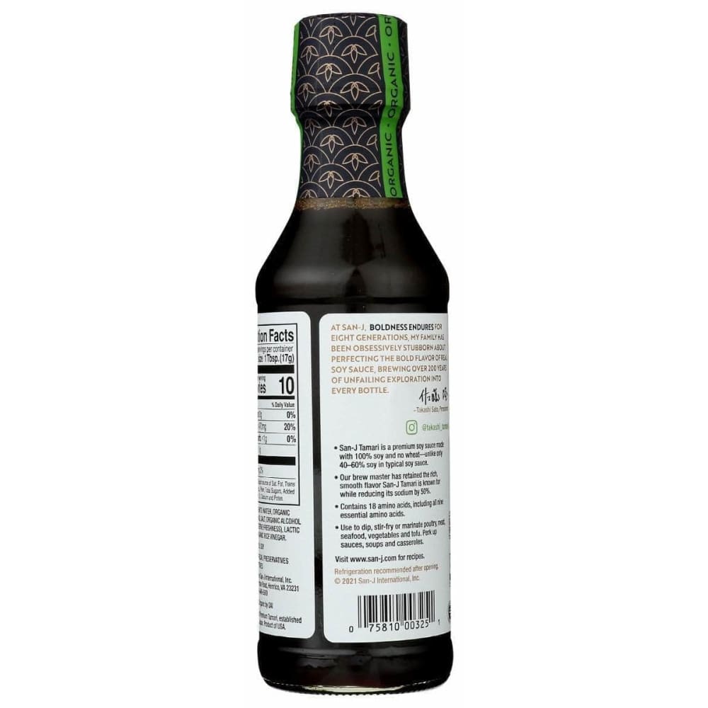 SAN J San J Tamari Lite Soy Sauce, 10 Oz