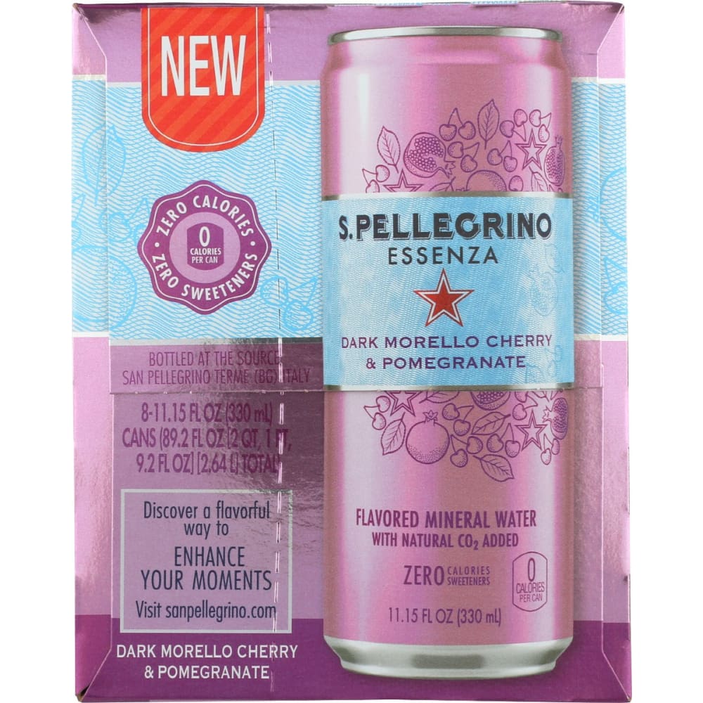 SAN PELLEGRINO: Water Essnza Chry Pmgr 8Pk 89.26 fo - Grocery > Beverages > Water - San Pellegrino