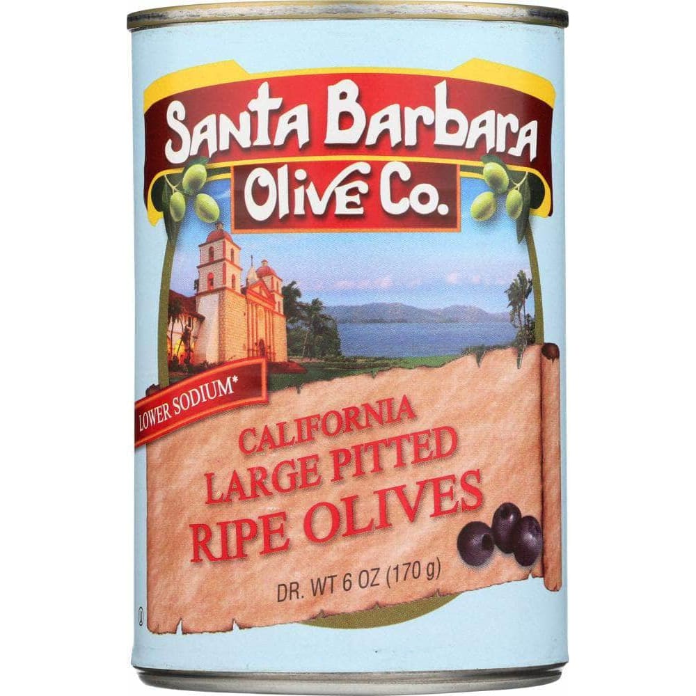 Santa Barbara Bar Santa Barbara Olive Large Pitted Ripe, 5.75 oz