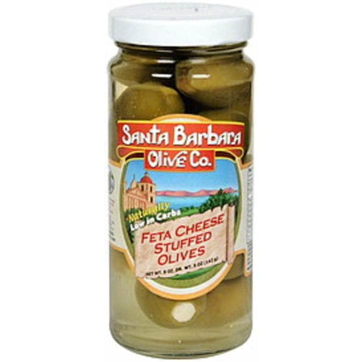 SANTA BARBARA SANTA BARBARA Olive Stfd Feta Chs Jar, 5 oz