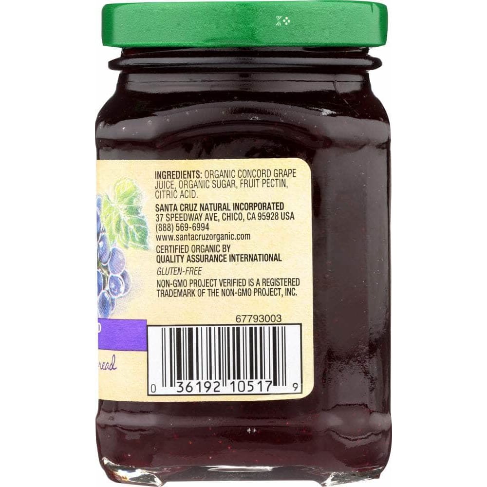 Santa Cruz Organic Santa Cruz Organic Concord Grape Fruit Spread, 9.5 oz