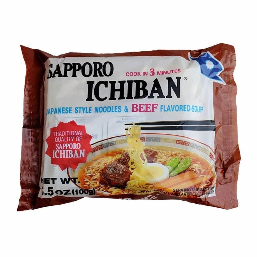 SAPPORO SAPPORO Noodle Ichiban Beef Flavor, 3.5 oz