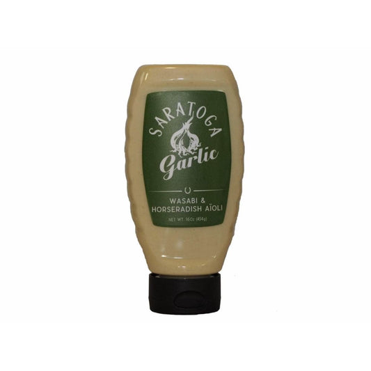 SARATOGA GARLIC SARATOGA GARLIC Aioli Squze Wasbi Hrsrdsh, 16 oz