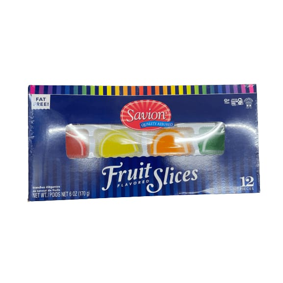 Savion Fruit Slices 6 Oz Pack Of 12 Shelhealth 2328