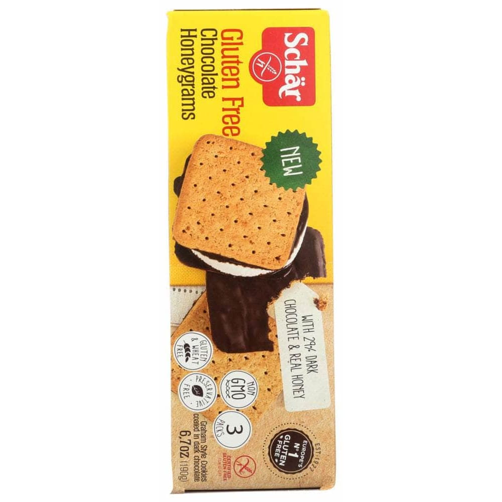 Schar Schar Cookie Chocolate Honeygram, 6.7 oz