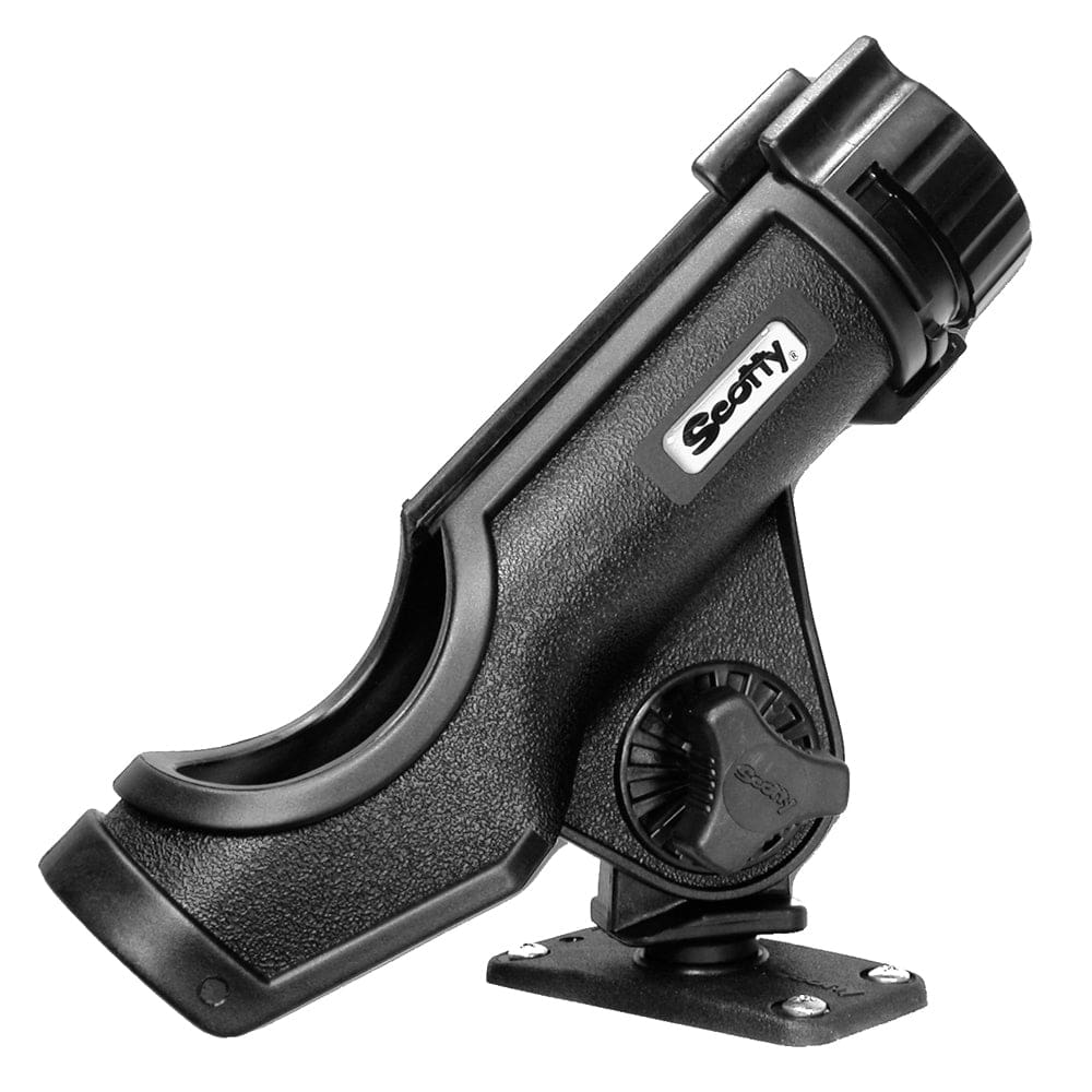 Scotty Powerlock Rod Holder Black w/ 244 Flush Deck Mount - Paddlesports | Rod Holders,Hunting & Fishing | Rod Holders - Scotty