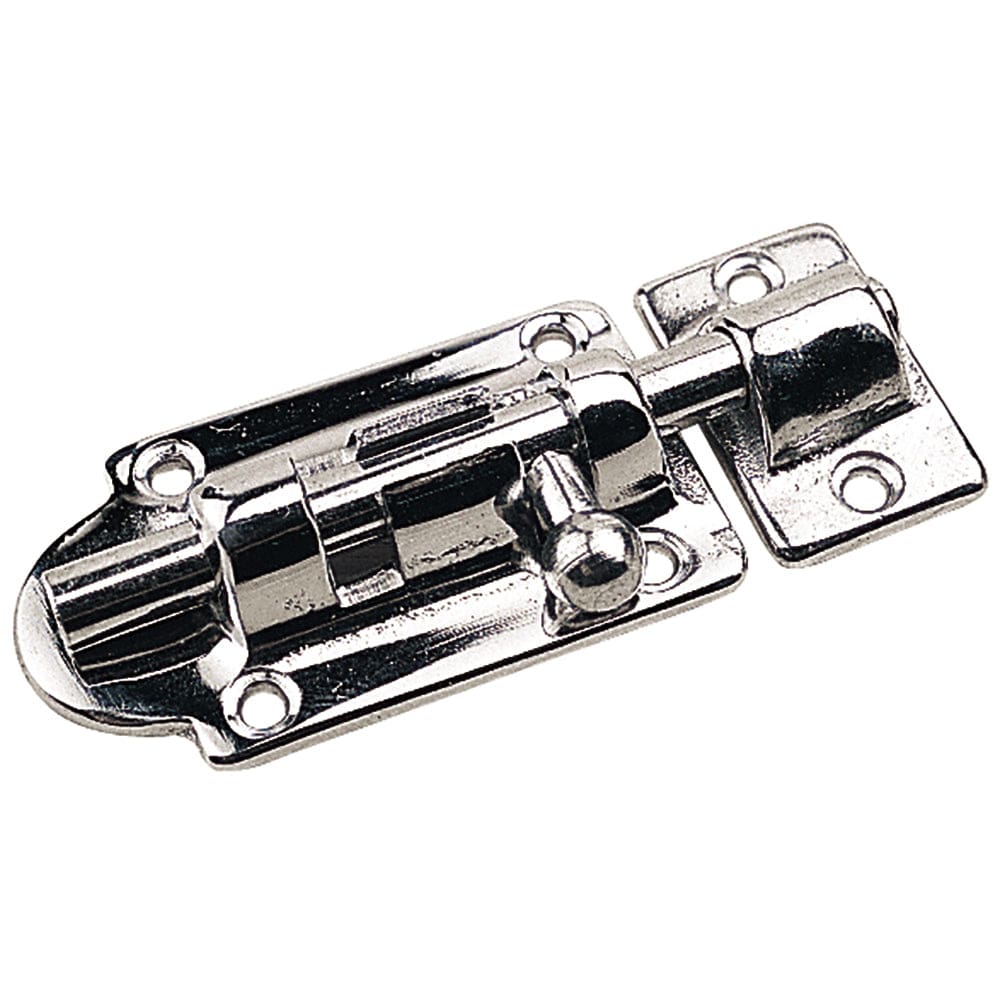 Sea-Dog Barrel Bolt - Chrome Finish - 2-7/ 8 (Pack of 2) - Marine Hardware | Latches - Sea-Dog