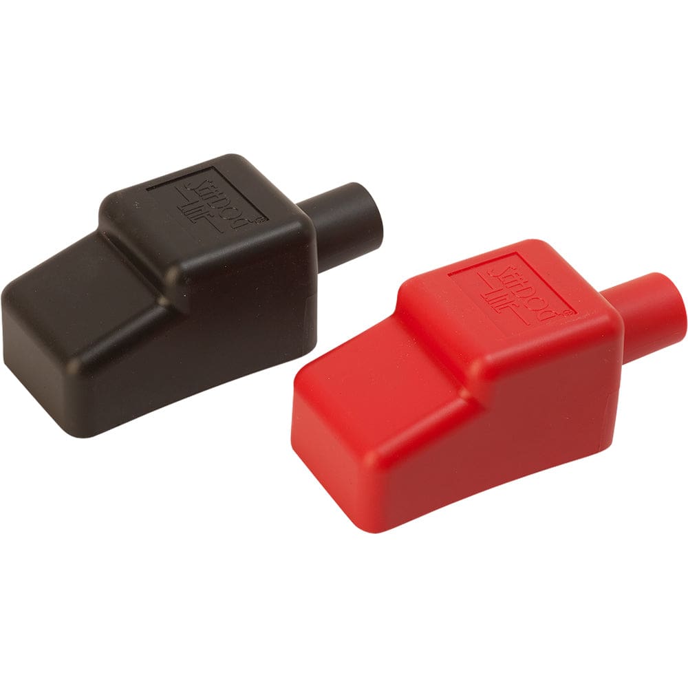 Sea-Dog Battery Terminal Covers - Red/ Back - 1/ 2 (Pack of 4) - Electrical | Battery Management - Sea-Dog