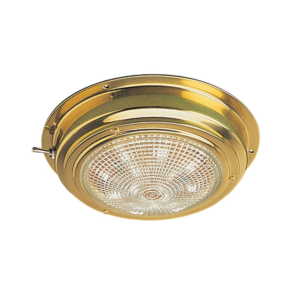 Sea-Dog Brass LED Dome Light - 5 Lens - Lighting | Interior / Courtesy Light - Sea-Dog