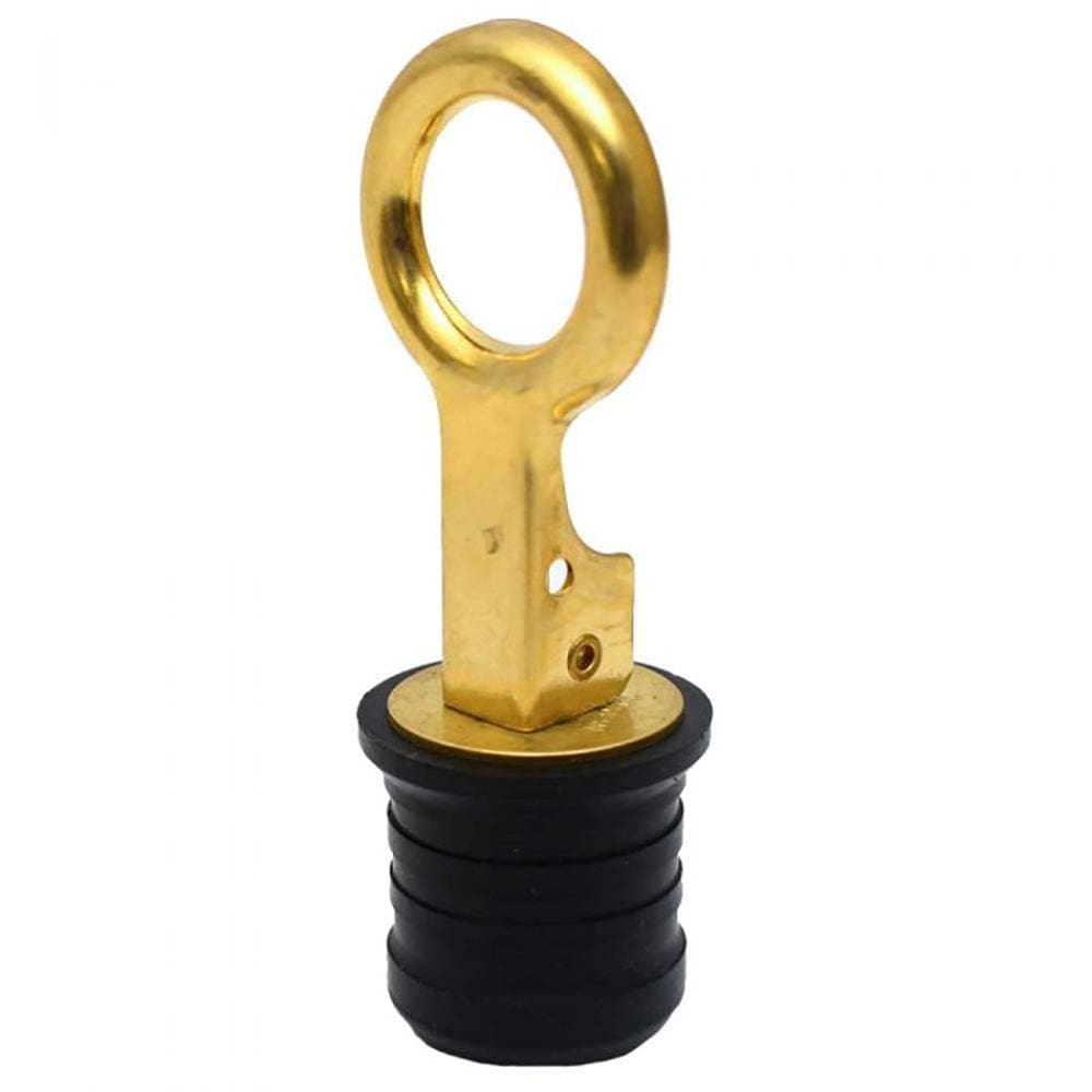 Sea-Dog Brass Snap Handle Drain Plug - 1-1/ 4 (Pack of 4) - Boat Outfitting | Accessories - Sea-Dog