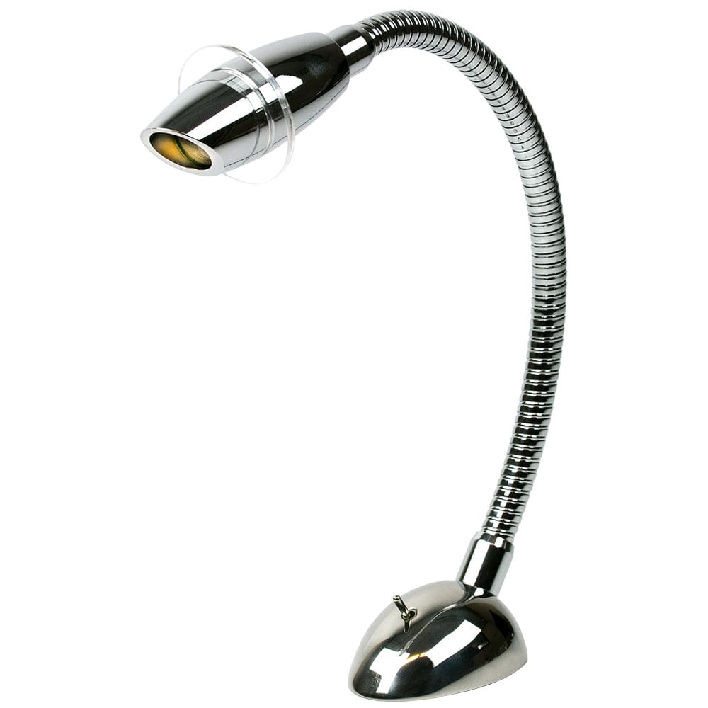 Sea-Dog Deluxe High Power LED Reading Light Flexible w/ Switch - Cast 316 Stainless Steel/ Chromed Cast Aluminum - Lighting | Interior /