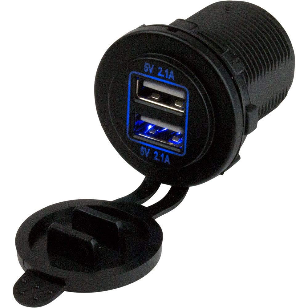 Sea-Dog Dual USB Power Socket - Electrical | Accessories - Sea-Dog