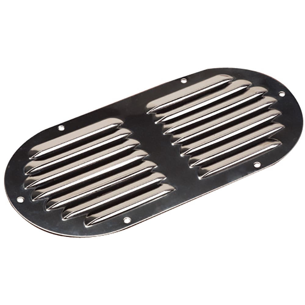 Sea-Dog Stainless Steel Louvered Vent - Oval - 9-1/ 8 x 4-5/ 8 - Marine Hardware | Vents - Sea-Dog