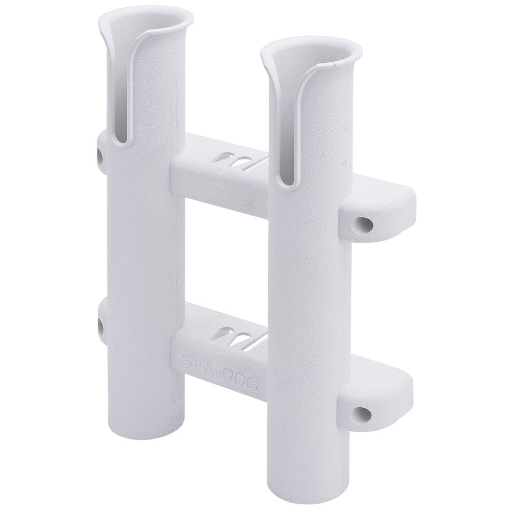 Sea-Dog Two Pole Side Mount Rod Storage Rack - White - Hunting & Fishing | Rod & Reel Storage - Sea-Dog