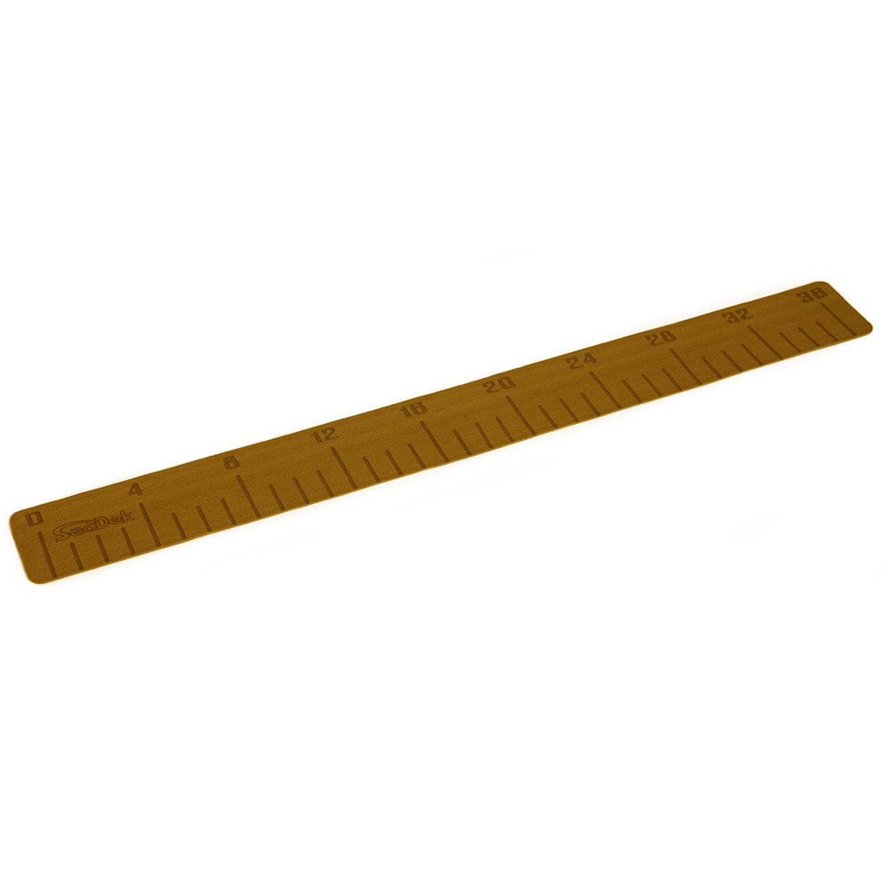 SeaDek 36 Fish Ruler - Mocha Brushed w/ SeaDek Logo - Boat Outfitting | Deck / Galley - SeaDek