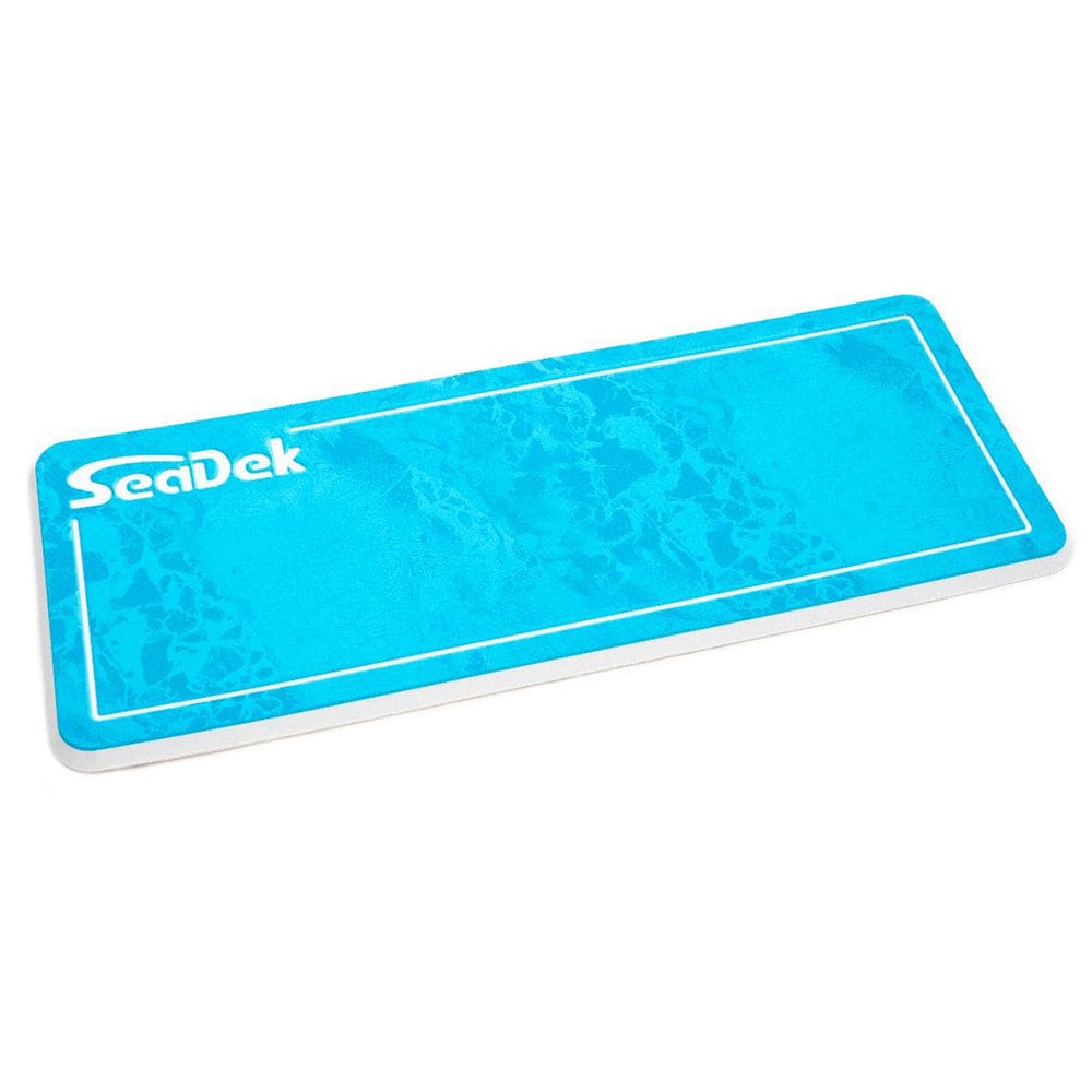 SeaDek Small Realtree Helm Pad - Bahama Blue/ White WAV3 Pattern - Boat Outfitting | Deck / Galley - SeaDek