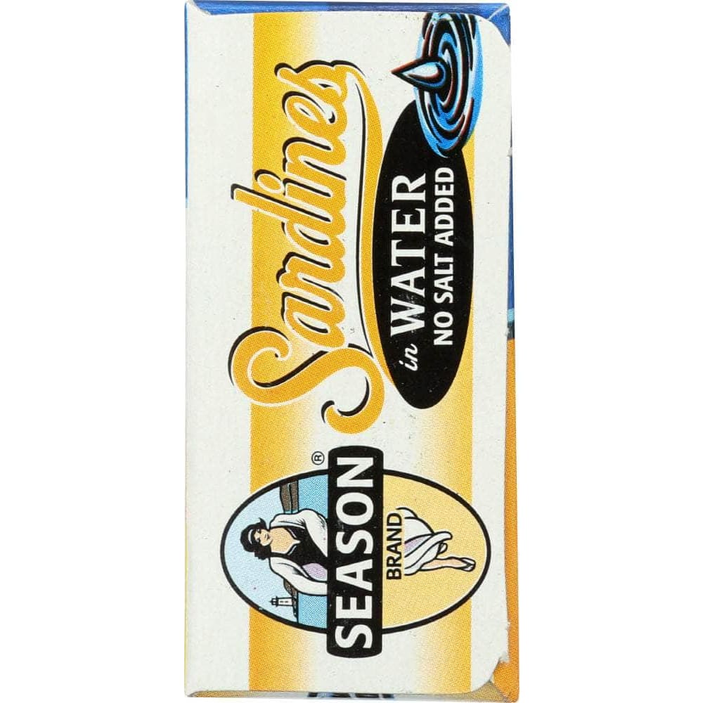 Season Brand Seasons Sardines in Water No Salt Added, 4.375 oz