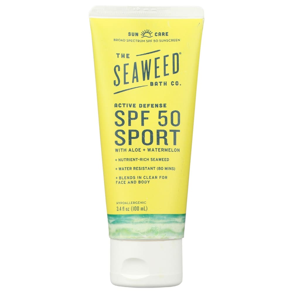 SEAWEED BATH COMPANY: Active Defense Spf 50 Sport Lotion 3.4 oz - Beauty & Body Care > Skin Care > Body Lotions & Cremes - SEAWEED BATH 