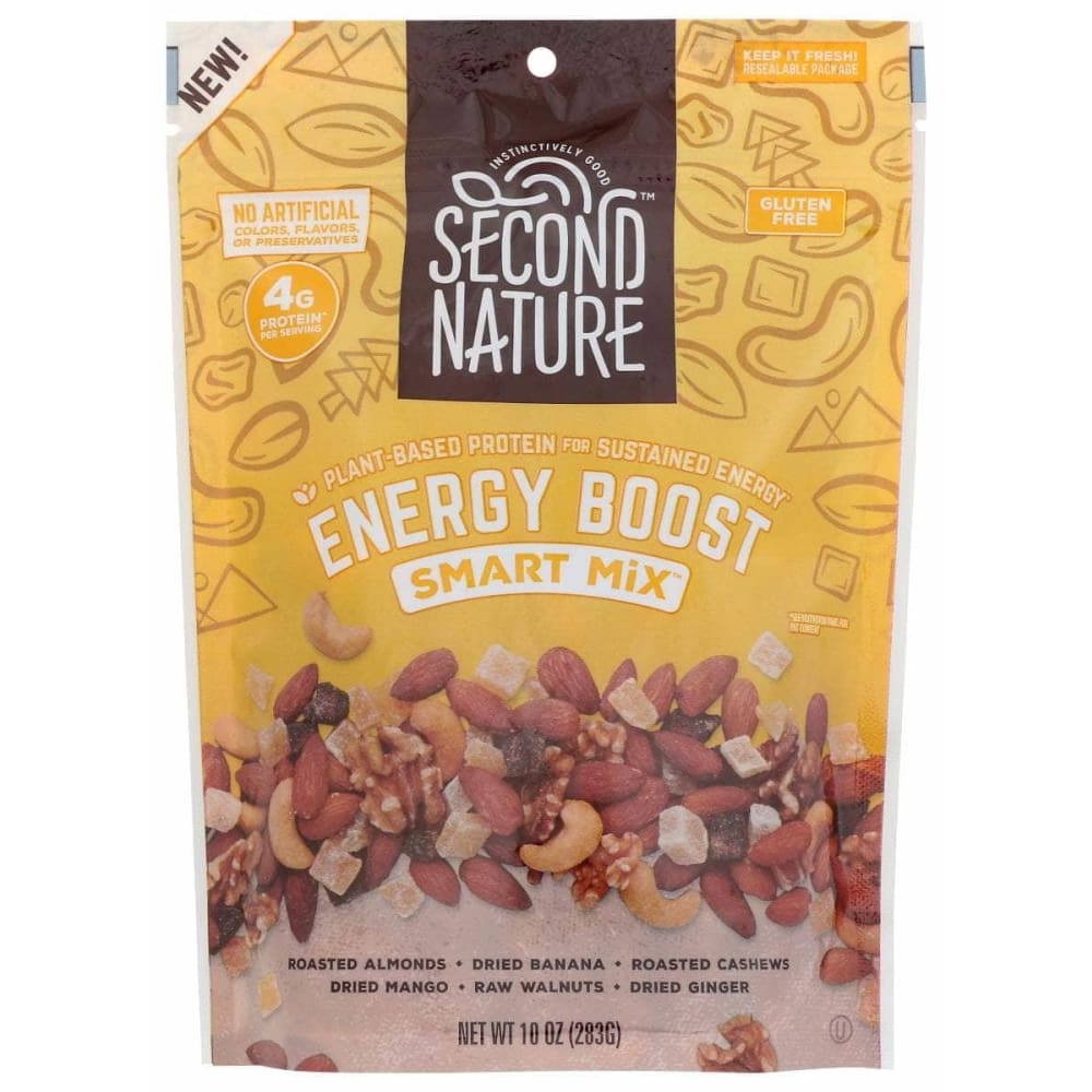 Second Nature Grocery > Snacks > Nuts SECOND NATURE: Energy Boost Smart Mix, 10 oz