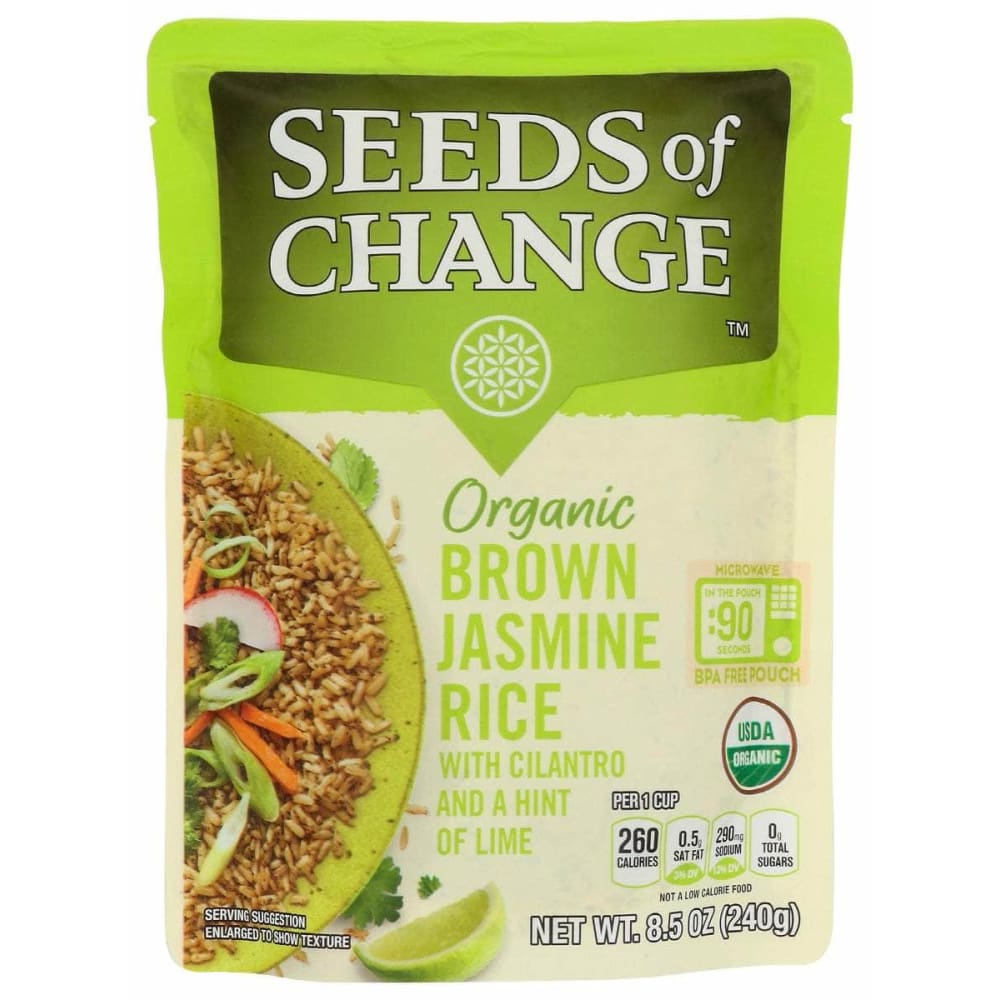 SEEDS OF CHANGE Grocery > Pantry > Rice SEEDS OF CHANGE: Rice Jsmn Brw Cilntro Org, 8.5 oz