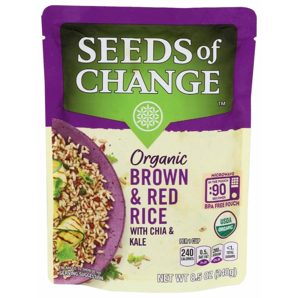 SEEDS OF CHANGE SEEDS OF CHANGE Rice Red With Chia Kale, 8.5 oz