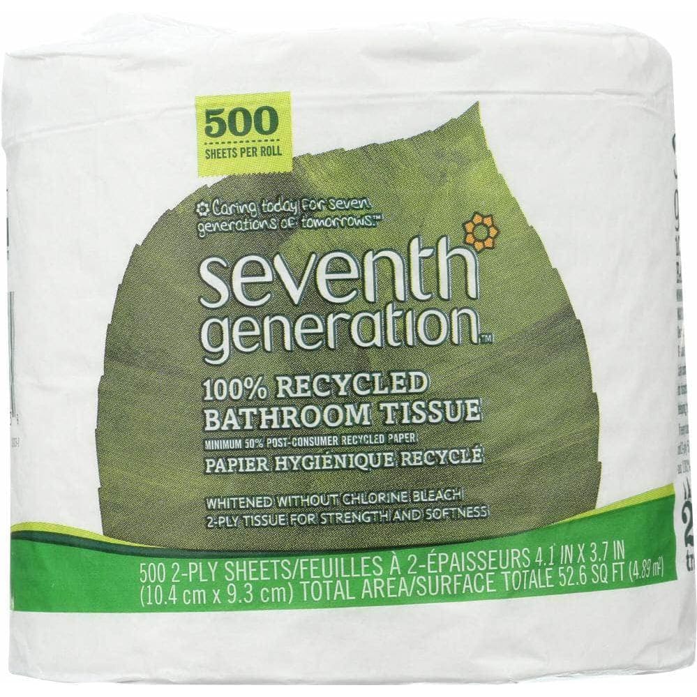 Seventh Generation Seventh Generation 100% Recycled Bathroom Tissue 2-Ply Sheets, 1 Roll