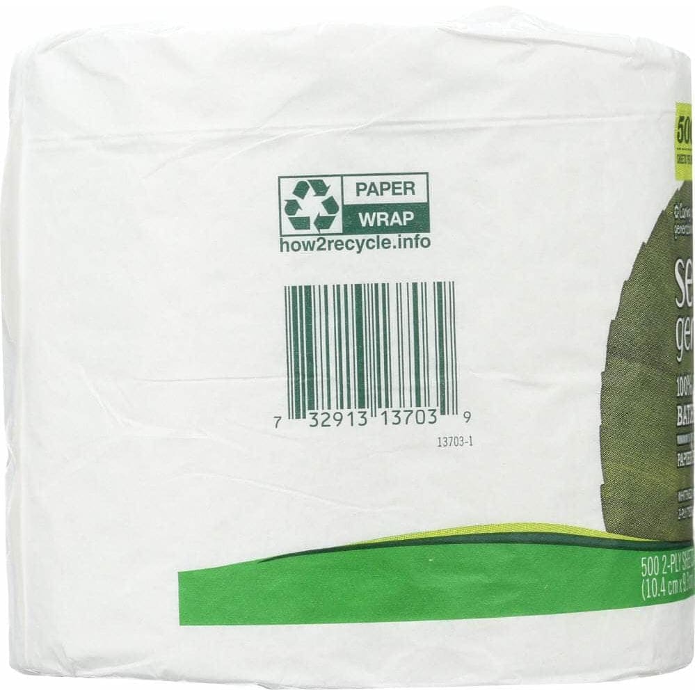 Seventh Generation Seventh Generation 100% Recycled Bathroom Tissue 2-Ply Sheets, 1 Roll