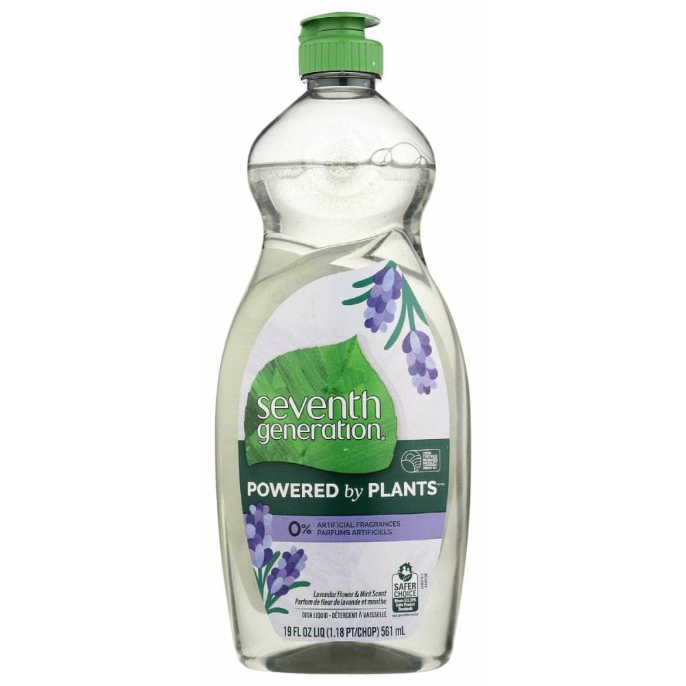 SEVENTH GENERATION Householder Cleaners & Supplies > DISHWASHING PRODUCTS SEVENTH GENERATION: Dish Liquid Lavender Flower and Mint Scent, 19 fo