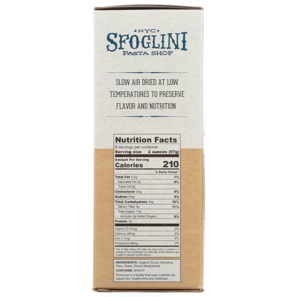 SFOGLINI Grocery > Meal Ingredients > Noodles & Pasta SFOGLINI Porcini Trumpets, 16 oz