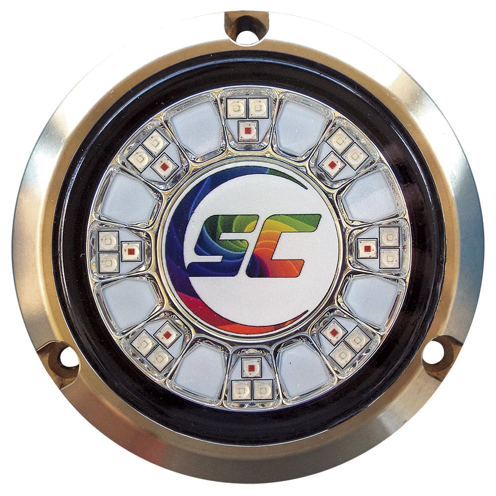 Shadow-Caster SCR-24 Bronze Underwater Light - 24 LEDs - Full Color Changing - Lighting | Underwater Lighting - Shadow-Caster LED Lighting