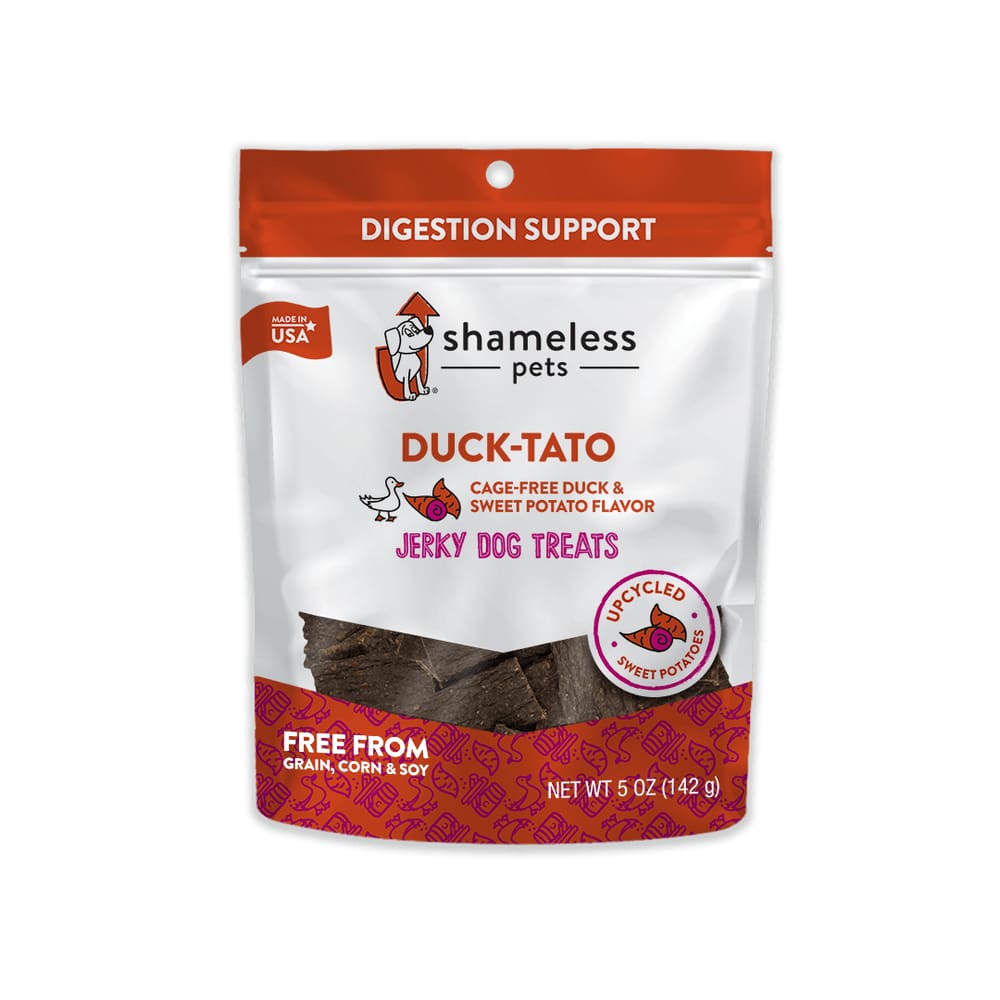 SHAMELESS PETS Pet > Dog Treats SHAMELESS PETS Treat Dog Jrky Duck Tato, 5 oz