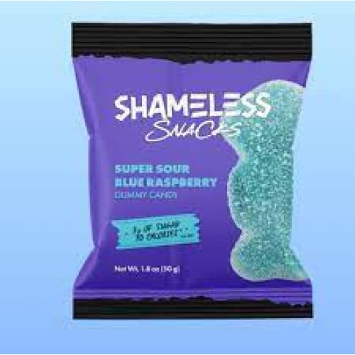 SHAMELESS SNACKS: Gummy Sr Blue Raspbry 1.8 oz (Pack of 5) - Grocery > Chocolate Desserts and Sweets > Candy - SHAMELESS SNACKS