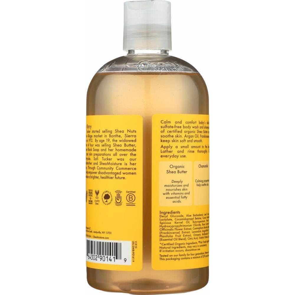 SHEA MOISTURE Shea Moisture Baby Head-To-Toe Wash & Shampoo Raw Shea Chamomile & Argan Oil, 12 Oz