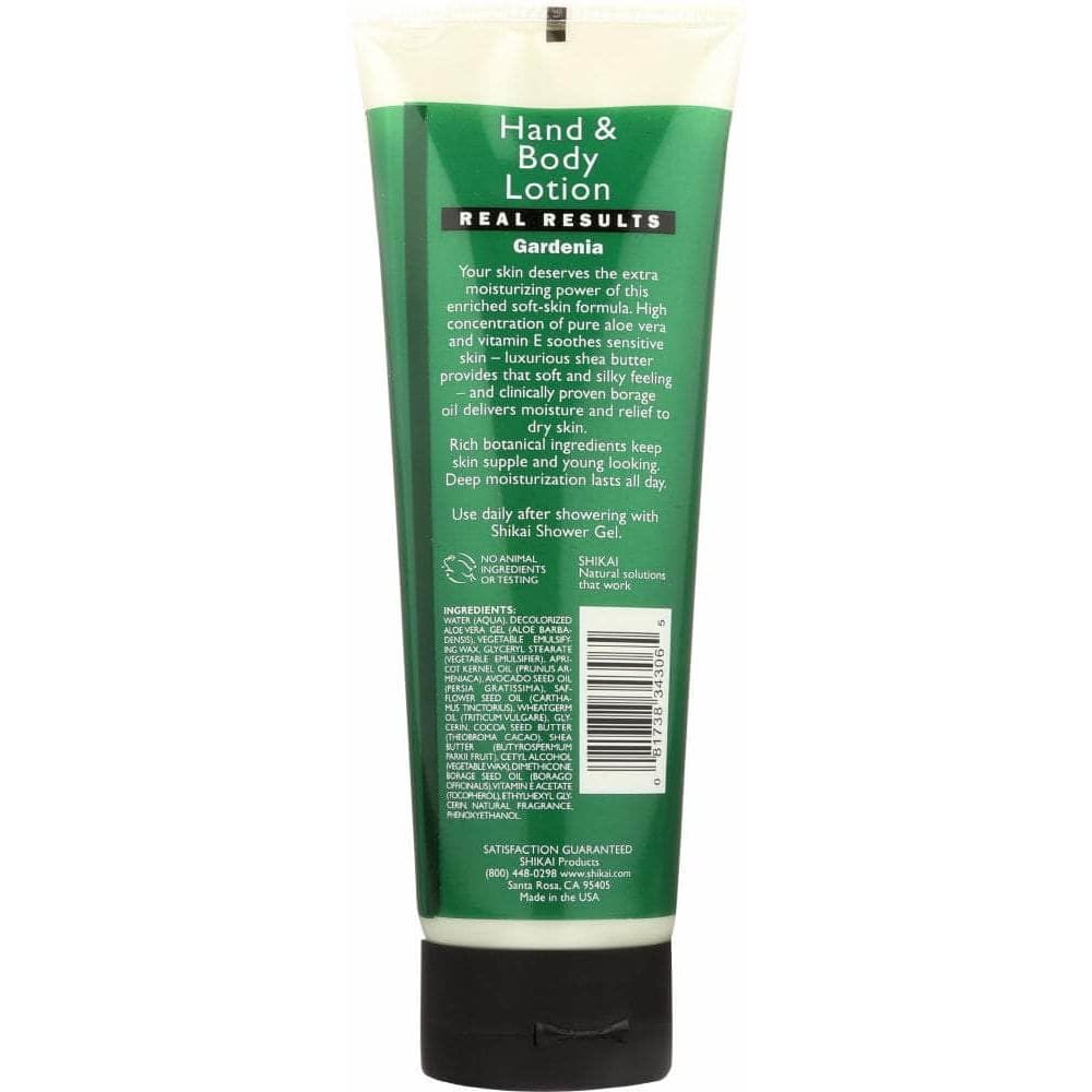 Shikai Shikai All Natural Hand & Body Lotion Gardenia, 8 oz