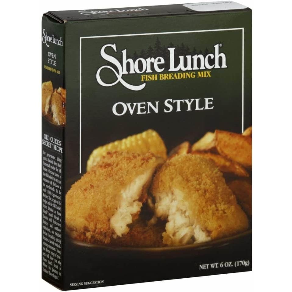 SHORE LUNCH Grocery > Cooking & Baking > Seasonings SHORE LUNCH Oven Style Fish Breading Mix, 6 oz