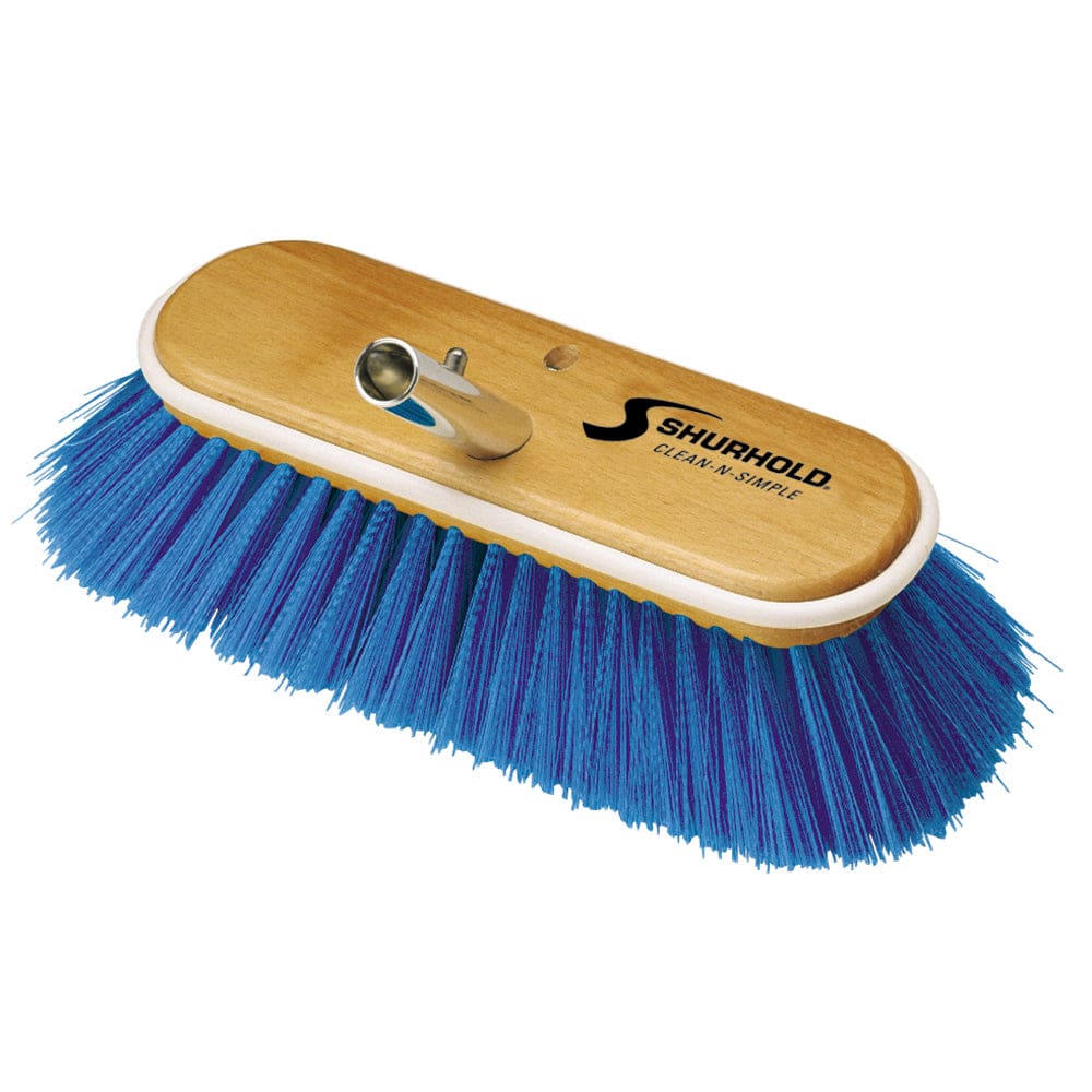 Shurhold 10 Extra-Soft Deck Brush - Blue Nylon Bristles - Winterizing | Cleaning,Boat Outfitting | Cleaning - Shurhold