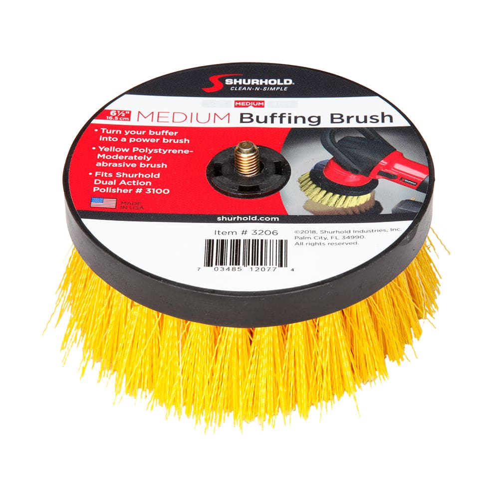 Shurhold 6-½ Medium Brush f/ Dual Action Polisher - Winterizing | Cleaning,Boat Outfitting | Cleaning - Shurhold