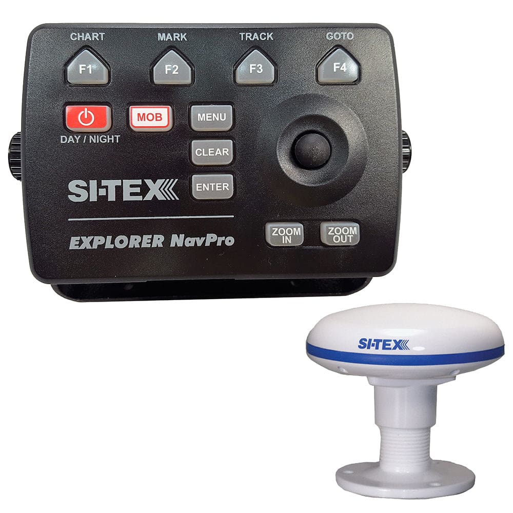 SI-TEX Explorer NavPro w/ Wi-Fi & GPK-11 GPS Antenna - Marine Navigation & Instruments | GPS - Chartplotters - SI-TEX