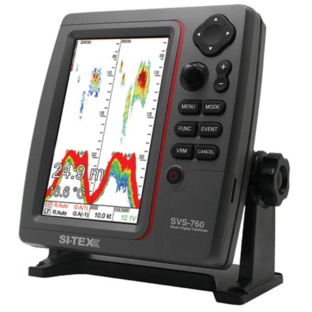 SI-TEX SVS-760 Dual Frequency Sounder - 600W - Marine Navigation & Instruments | Fishfinder Only - SI-TEX