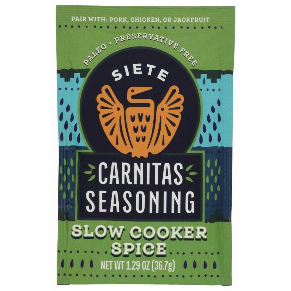 SIETE SIETE Seasoning Carnitas, 1.29 oz